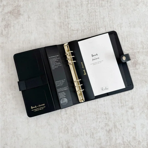 Harrods x Filofax The Original A5 Leather Organizer